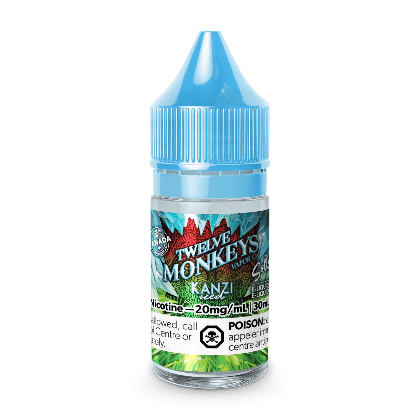 Twelve Monkeys Ice Age - Kanzi (Salt 30mL) E-Liquid product image at All Star Vape