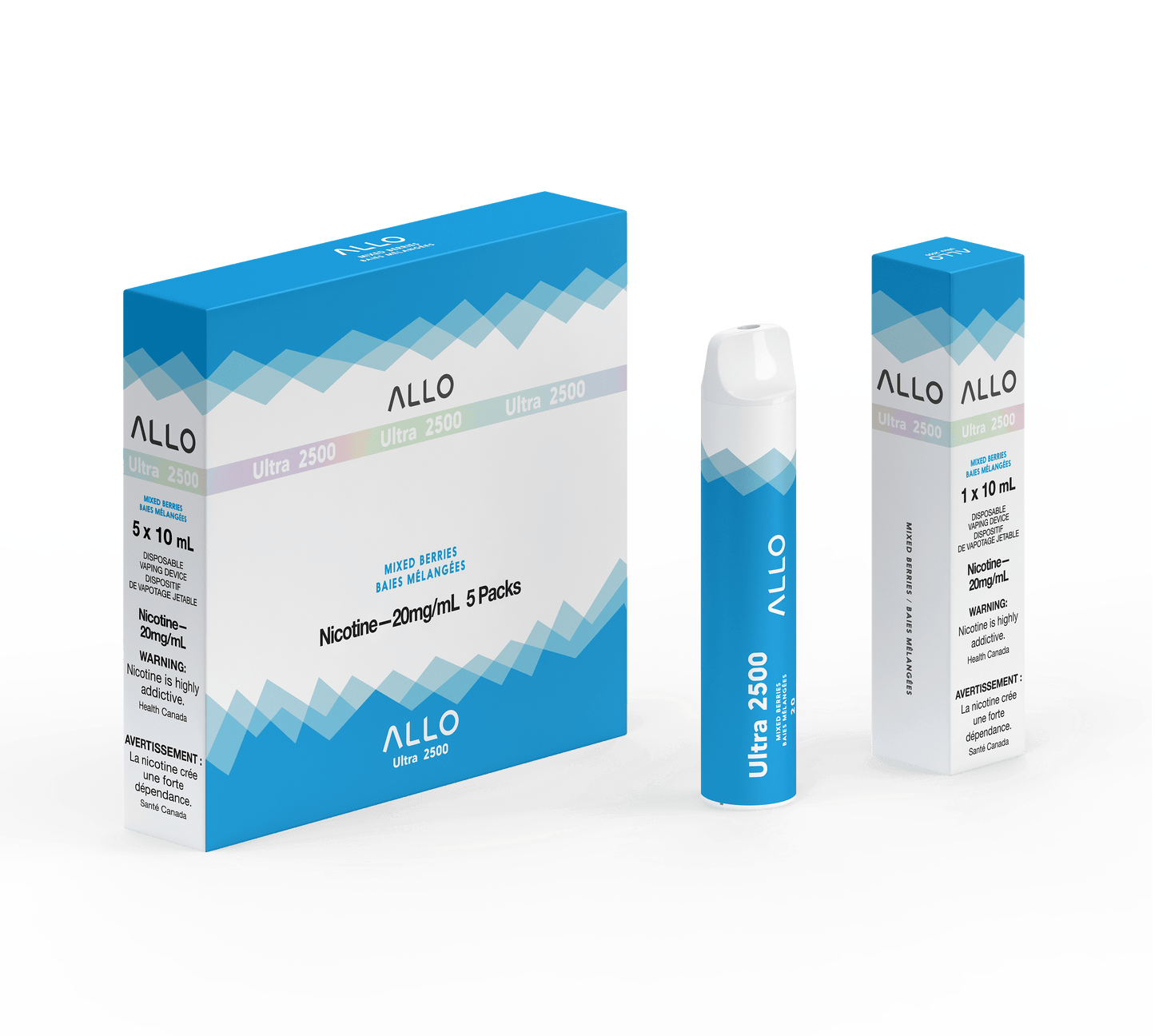 ALLO Mixed Berries Disposable Vape product image at All Star Vape