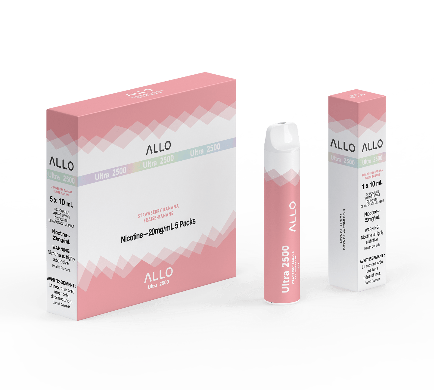ALLO Strawberry Banana Disposable Vape product image at All Star Vape