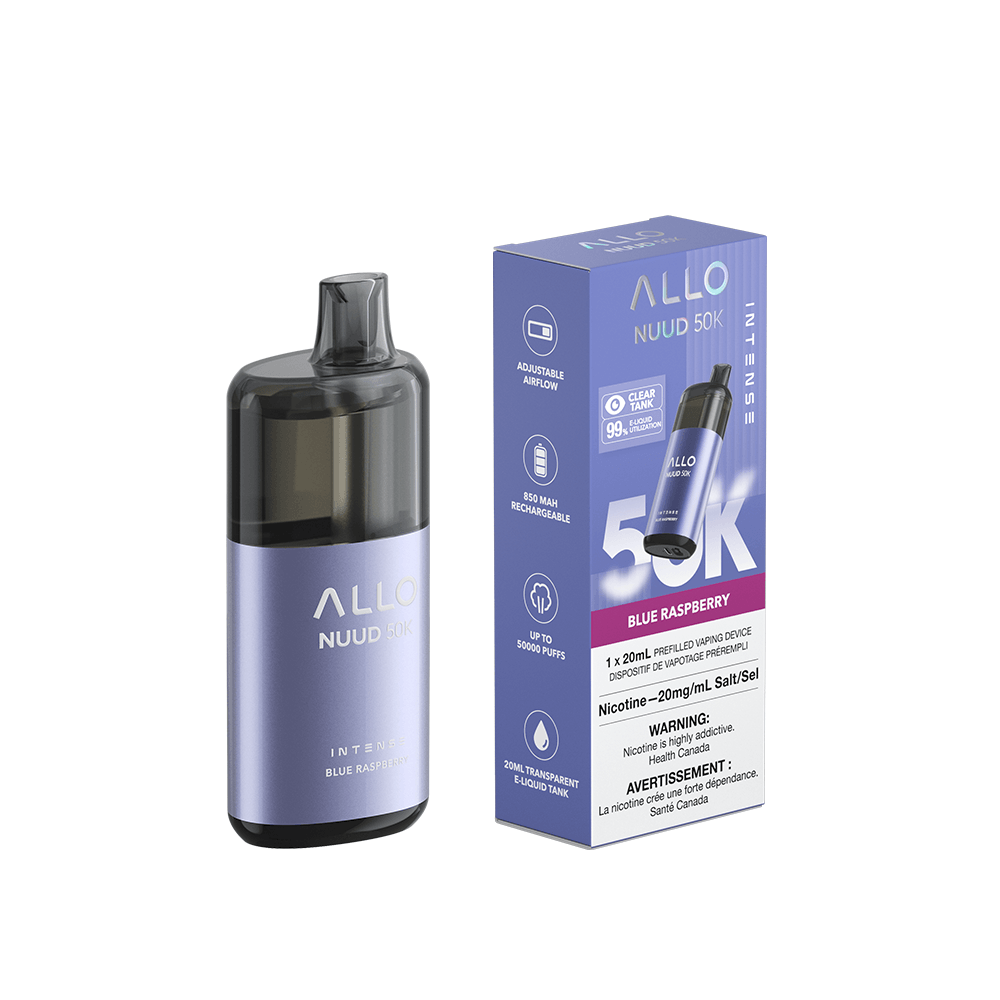 Allo Nuud 50K - Blue Raspberry Disposable Vape product image at All Star Vape