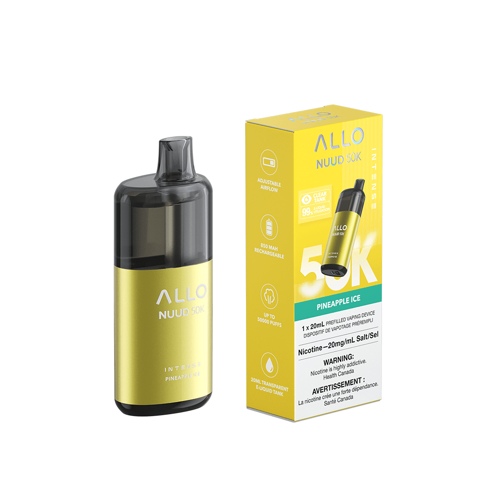 Allo Nuud 50K - Pineapple Ice Disposable Vape product image at All Star Vape
