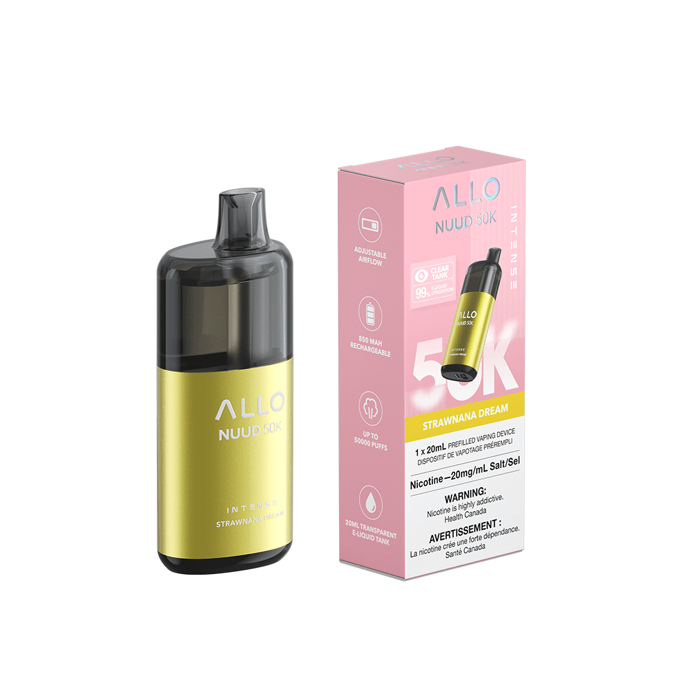 Allo Nuud 50K - Strawnana Dream Disposable Vape product image at All Star Vape