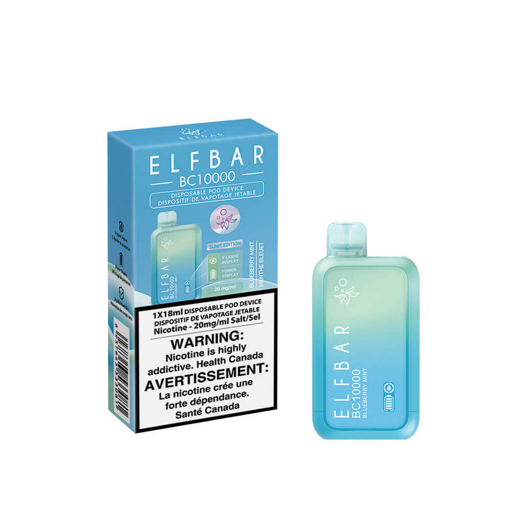 Elf Bar 10000 Blueberry Mint Disposable Vape