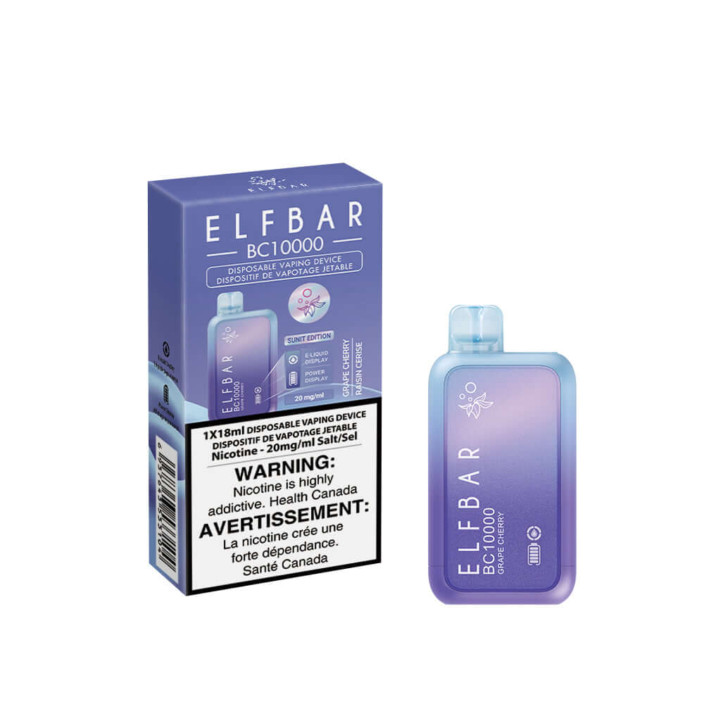 Elf Bar 10000 Grape Cherry Disposable Vape product image at All Star Vape