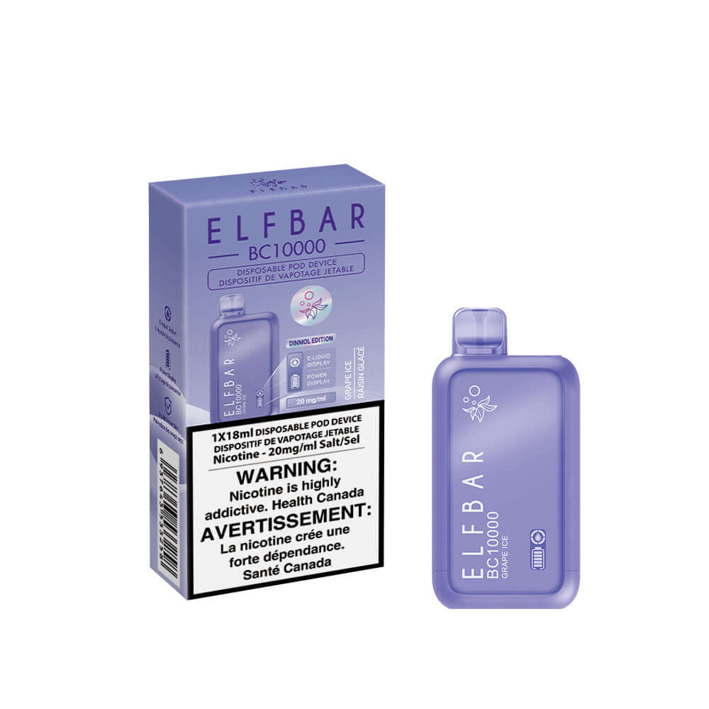 Elf Bar 10000 Grape Ice Disposable Vape product image at All Star Vape