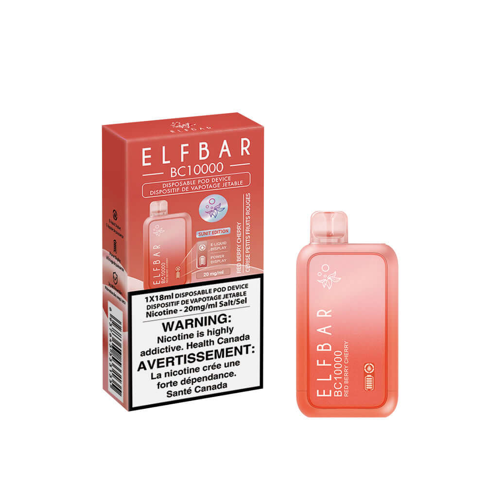 Elf Bar 10000 Red Berry Cherry Disposable Vape product image at All Star Vape