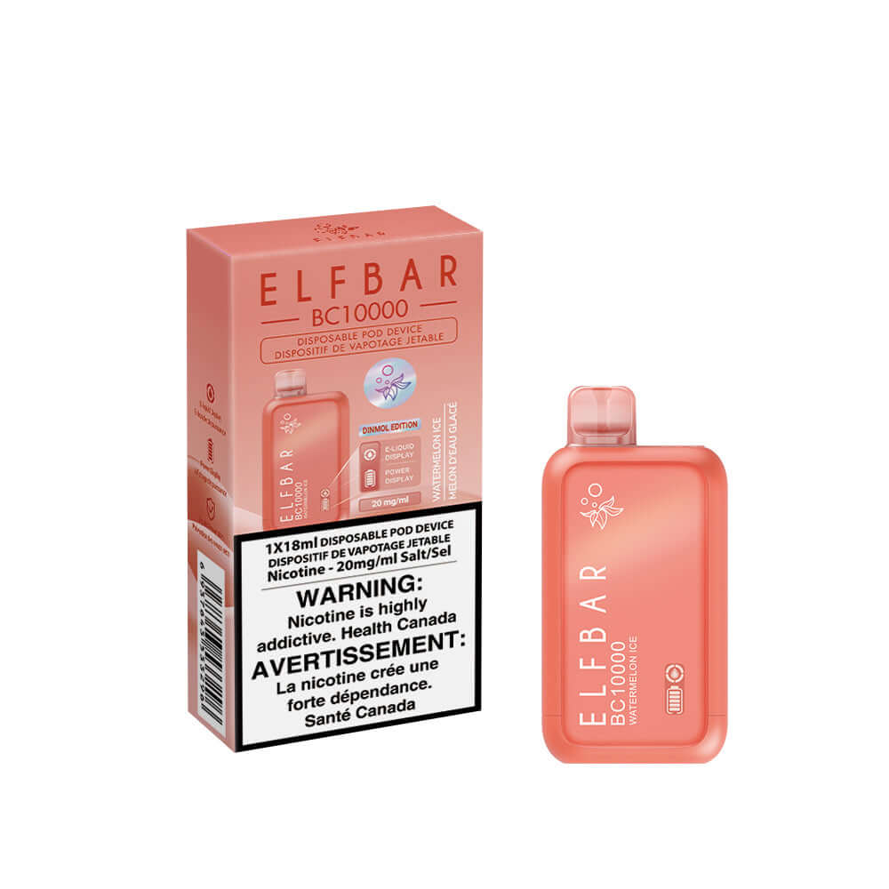 Elf Bar 10000 Watermelon Ice Disposable Vape product image at All Star Vape