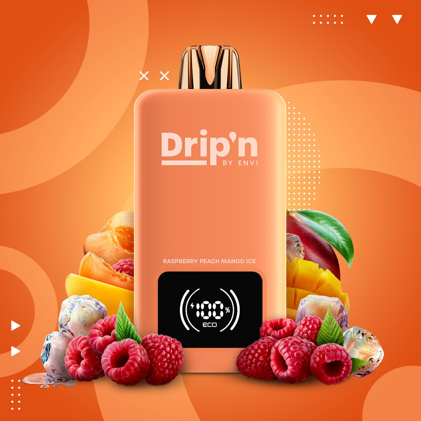 Drip'n 70k - Raspberry Peach Mango Ice
