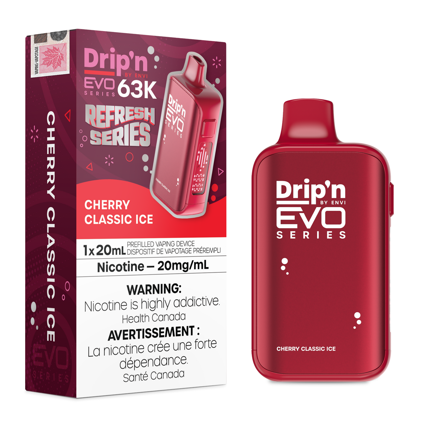 Drip'n EVO 63K Cherry Classic Ice product image at All Star Vape