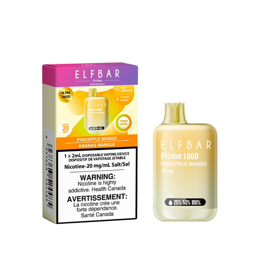 ELF Bar Prime 1800 Pineapple Mango