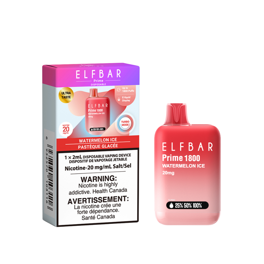 ELF Bar Prime 1800 Watermelon Ice