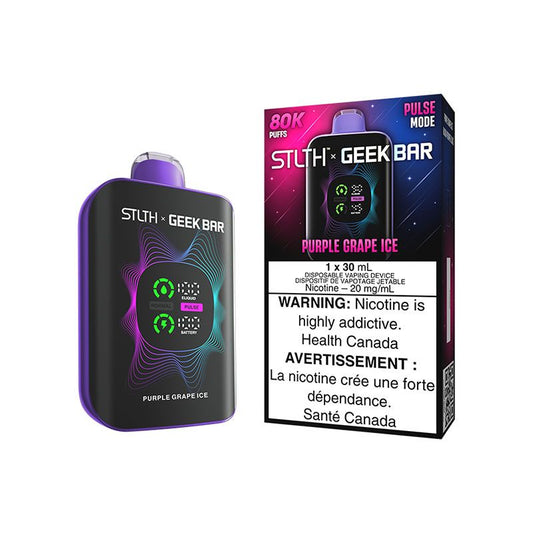 STLTH X GEEK BAR 80K -  PURPLE GRAPE ICE