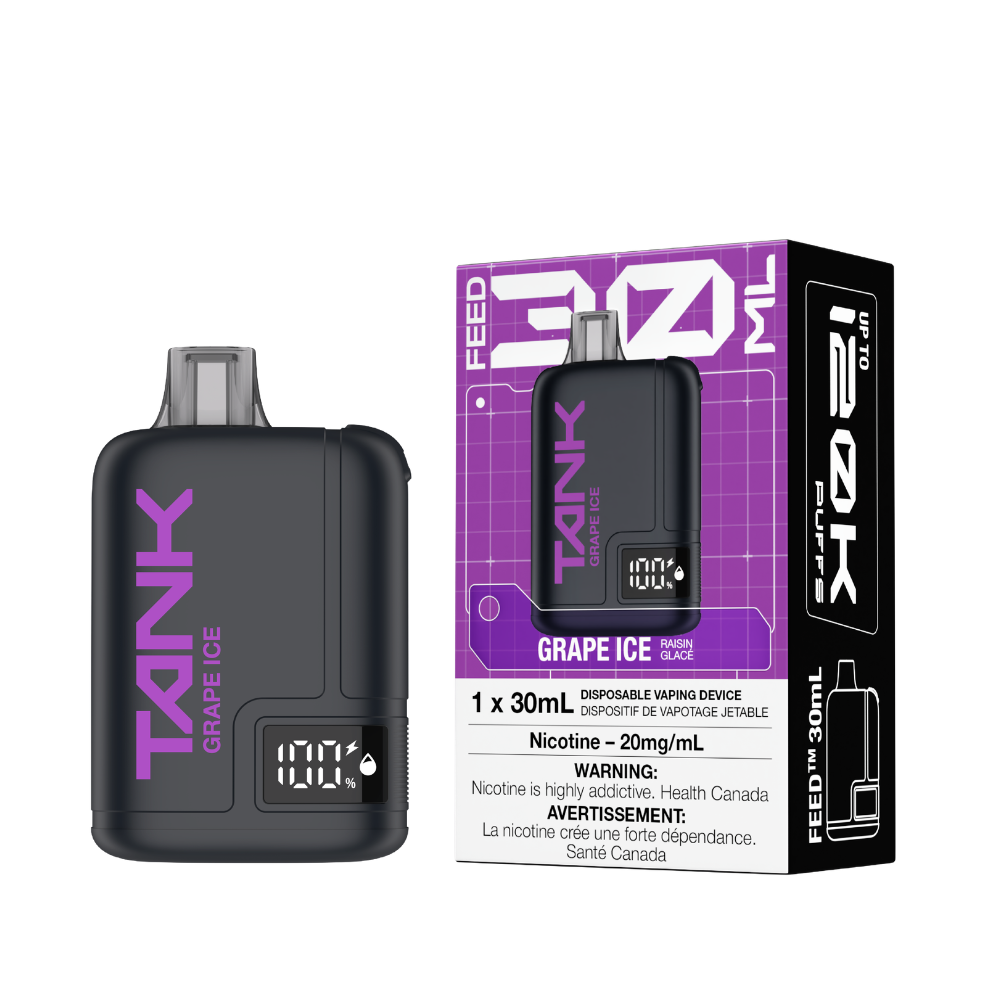 FEED Tank 120K Grape Ice disposable vape Canada