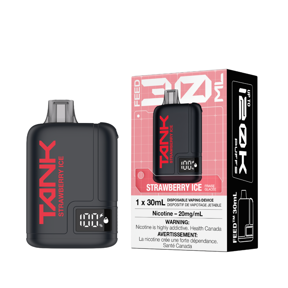 FEED Tank 120K Strawberry Ice disposable vape Canada