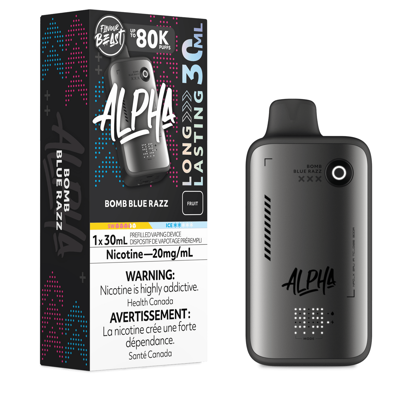 Flavor Beast ALPHA - Bomb Blue Razz Disposable Vape product image at All Star Vape