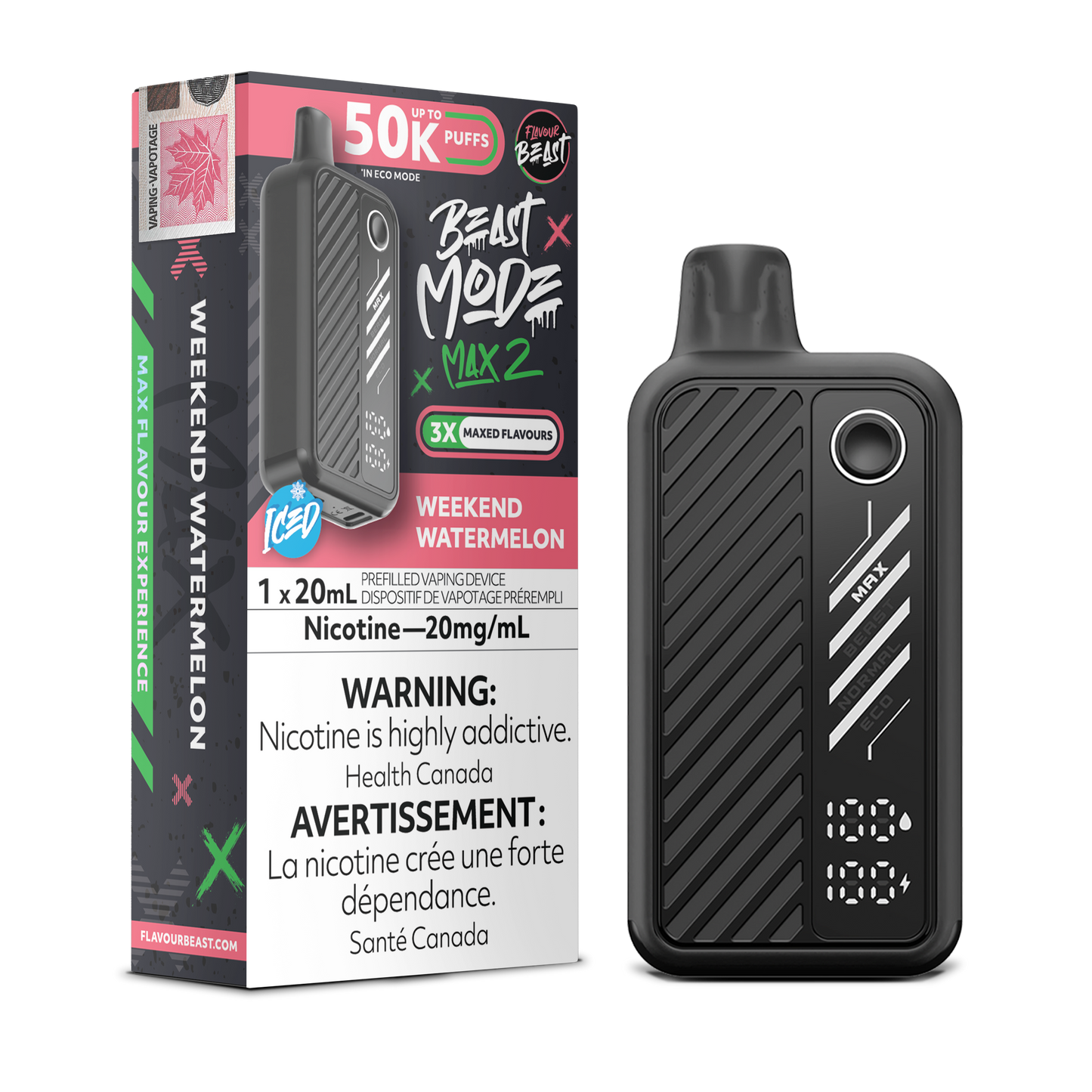 Flavour Beast Max 2 Weekend Watermelon Vape