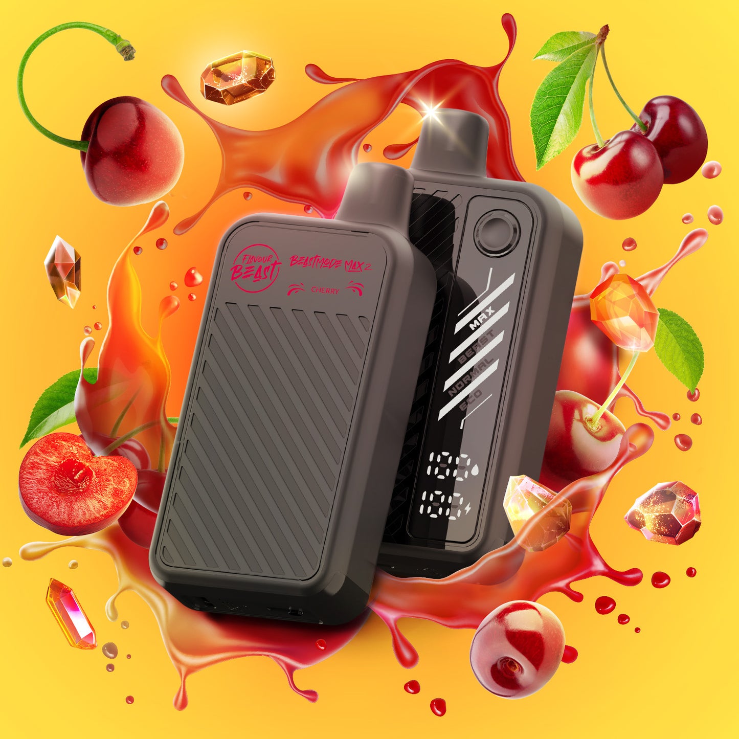 Flavour Beast Beast Mode Max 2 Gushin Cherry