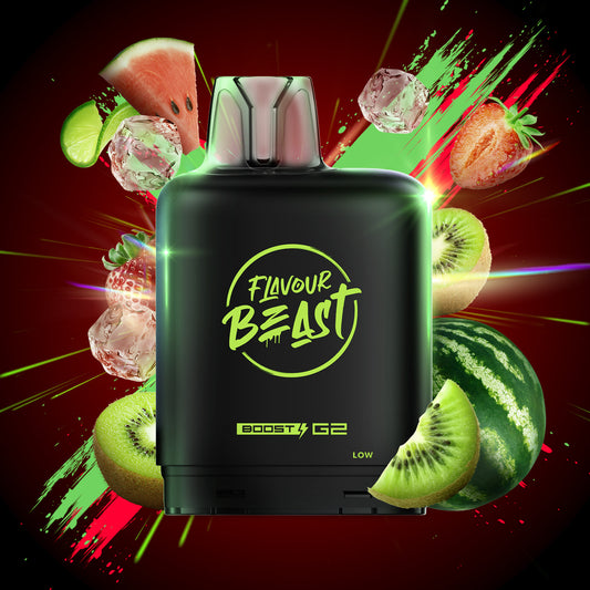 Level X Flavour Beast Watermelon Strawberry Kiwi Iced
