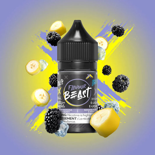 Flavour Beast- Blazin' Banana Blackberry Iced