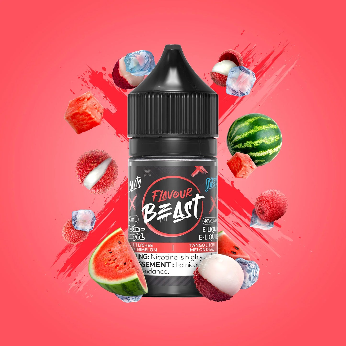 Flavour Beast- Lit Lychee Watermelon Iced