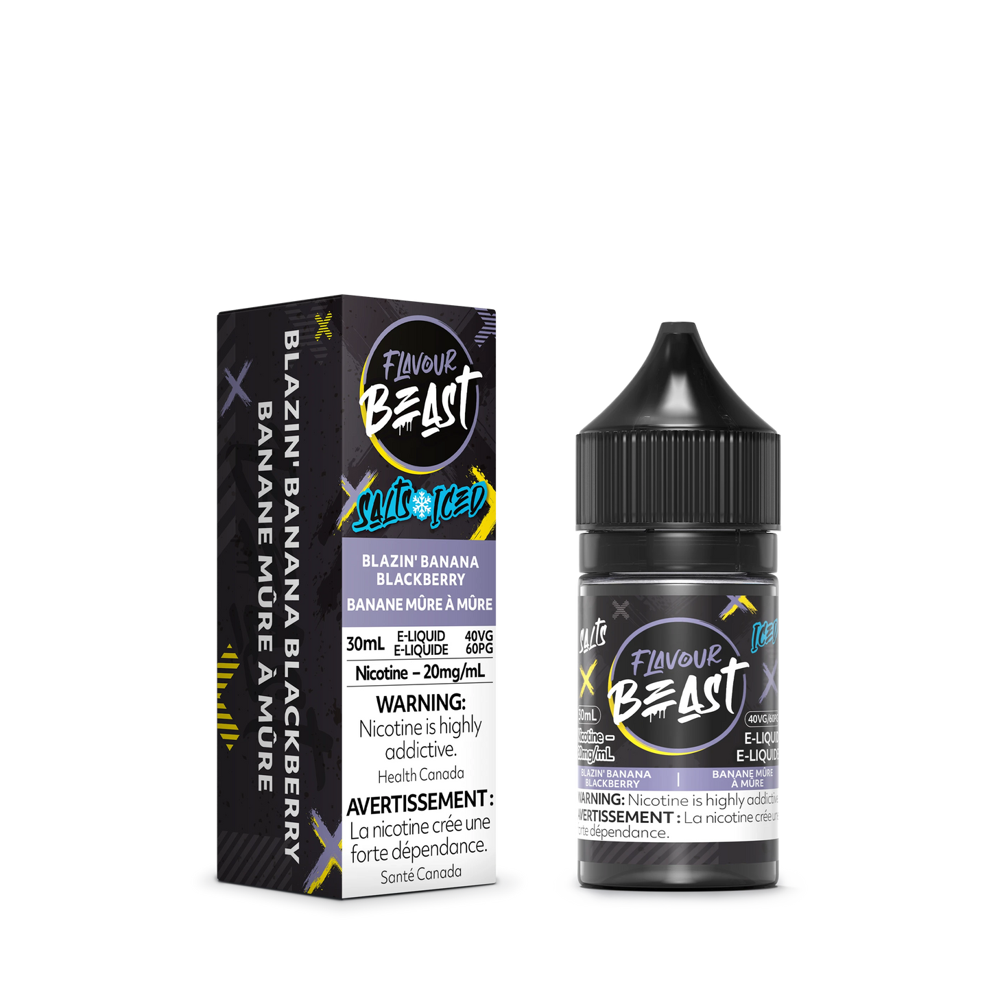 Flavour Beast-Blazin' Banana Blackberry Iced E-Liquid