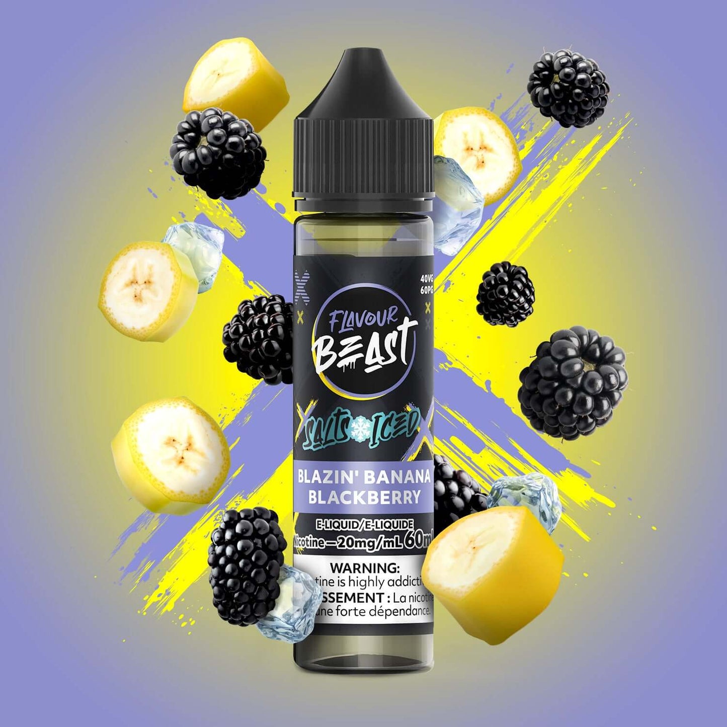 Flavour Beast- Blazin' Banana Blackberry Iced E-Liquid product image at All Star Vape
