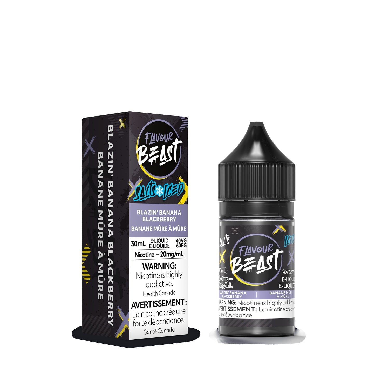 Flavour Beast- Blazin' Banana Blackberry Iced E-Liquid product image at All Star Vape