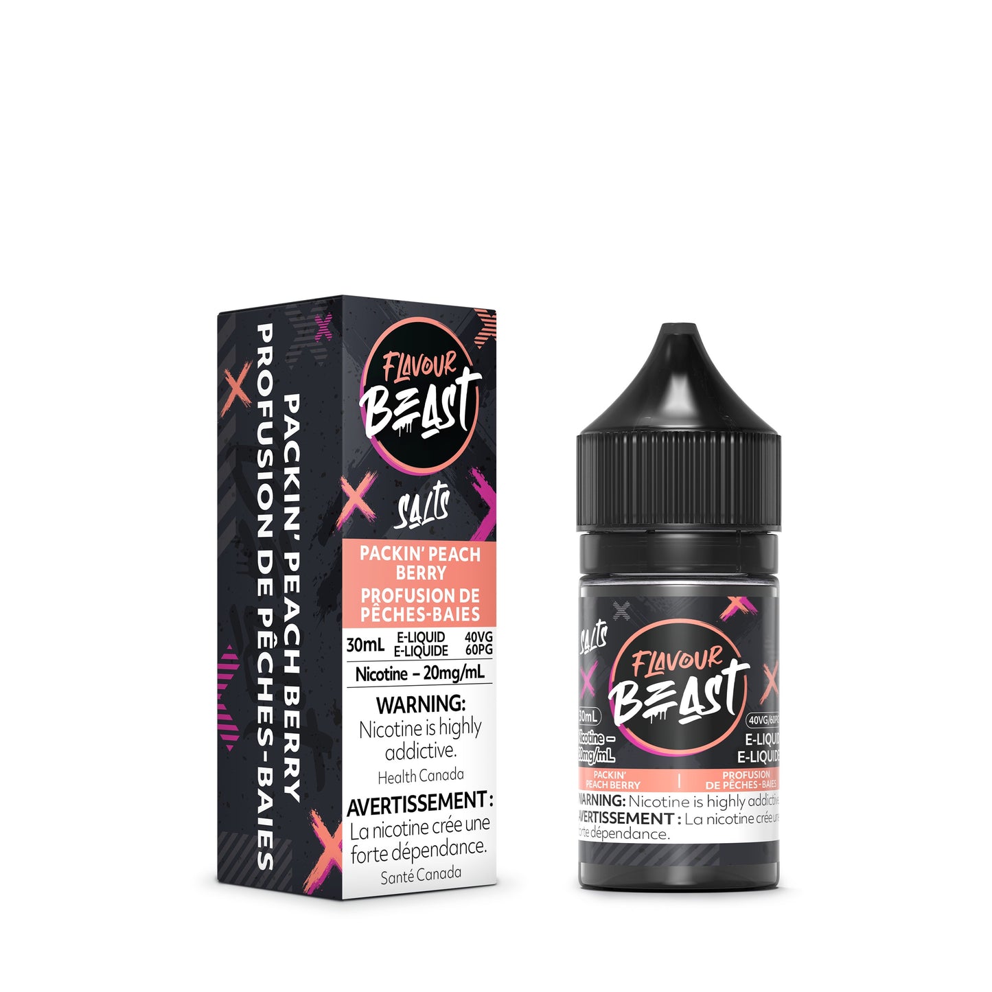 Flavour Beast- Packin' Peach Berry E-Liquid product image at All Star Vape