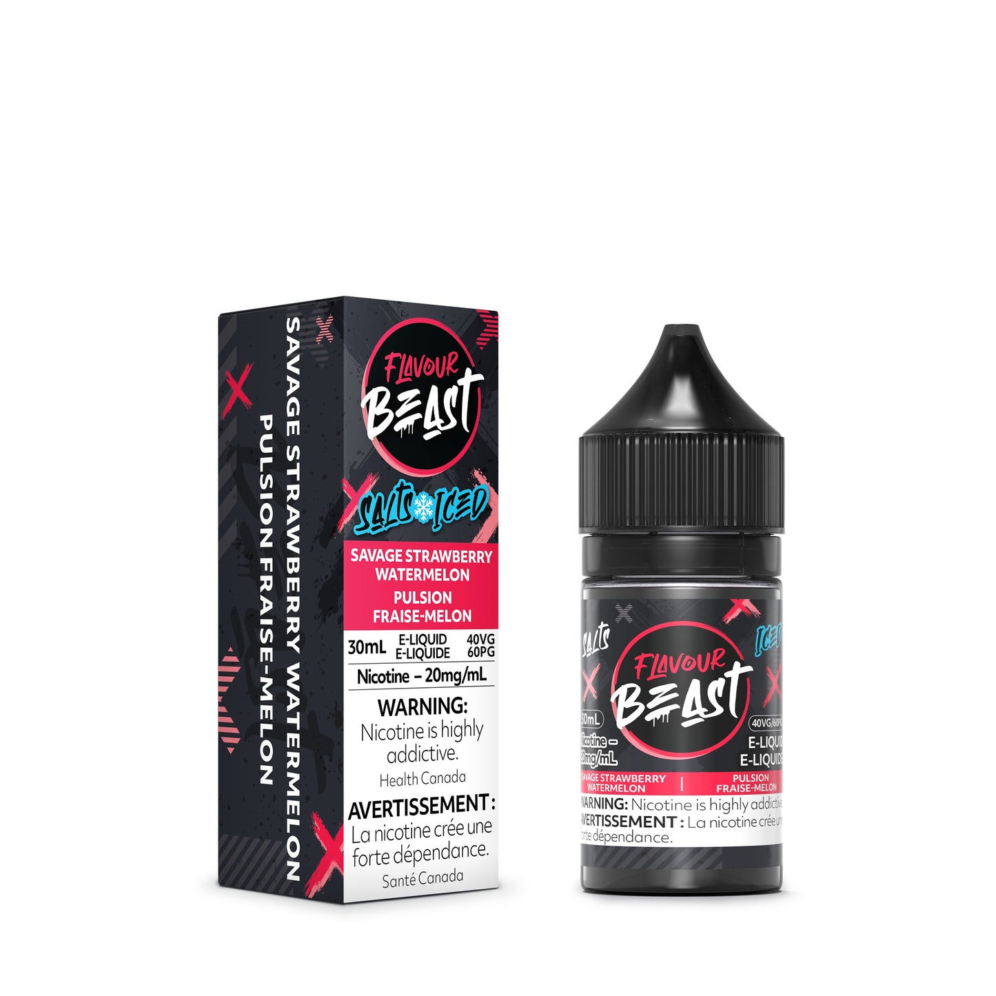 Flavour Beast- Savage Strawberry Watermelon Iced E-Liquid product image at All Star Vape