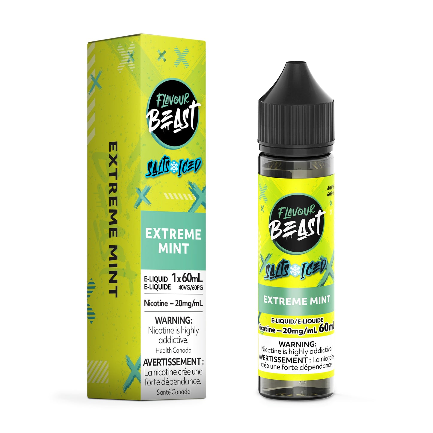 Flavour Beast E-Liquid - Extreme Mint (ICED) E-Liquid product image at All Star Vape