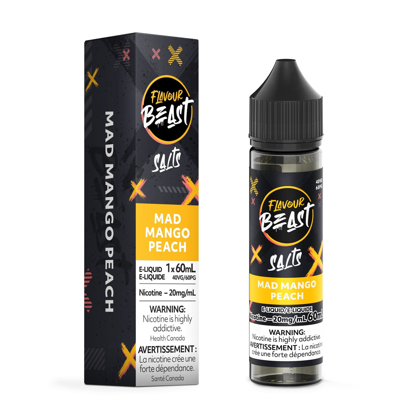 Flavour Beast E-Liquid - Mad Mango Peach E-Liquid product image at All Star Vape