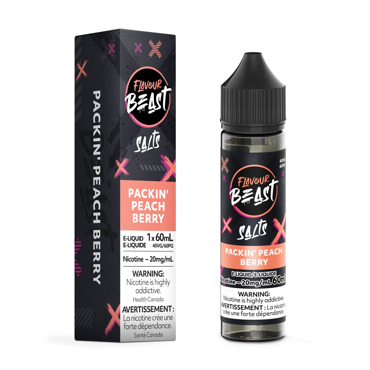 Flavour Beast E-Liquid - Packin' Peach Berry E-Liquid product image at All Star Vape