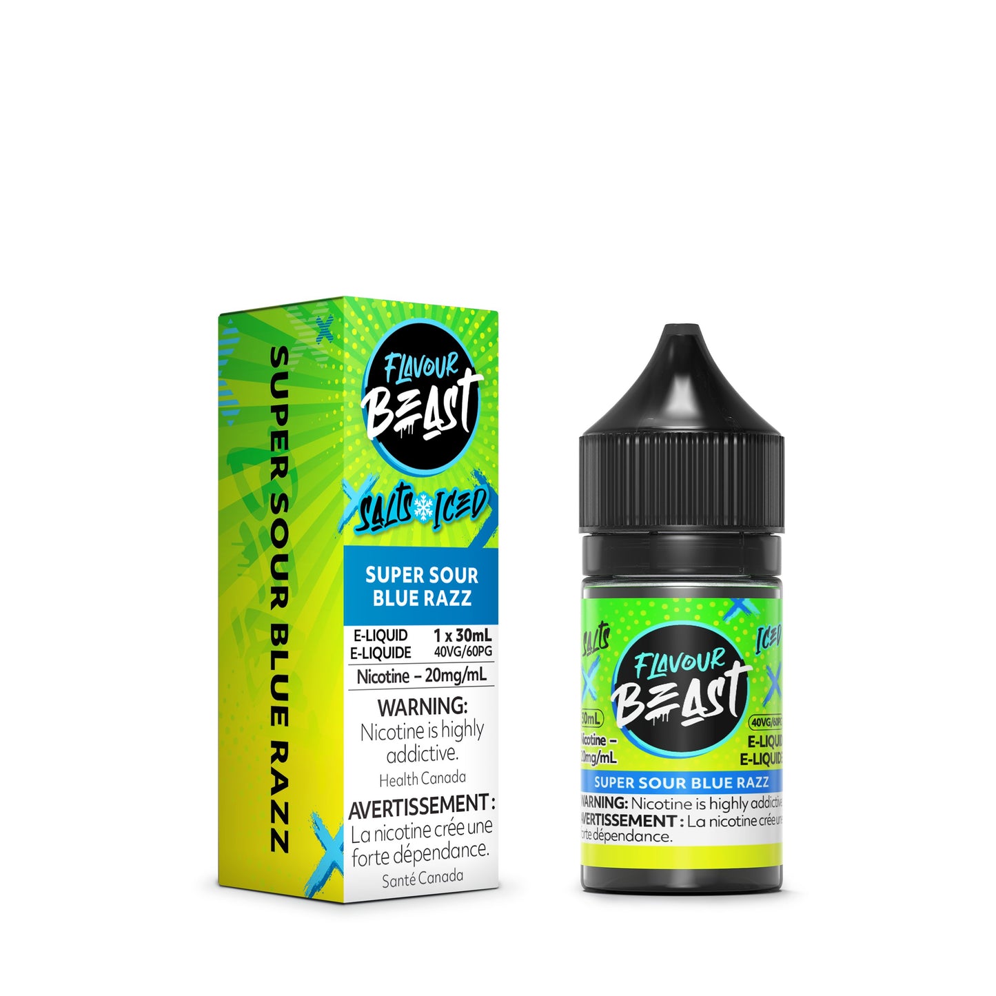 Flavour Beast E-Liquid - Super Sour Blue Razz E-Liquid product image at All Star Vape