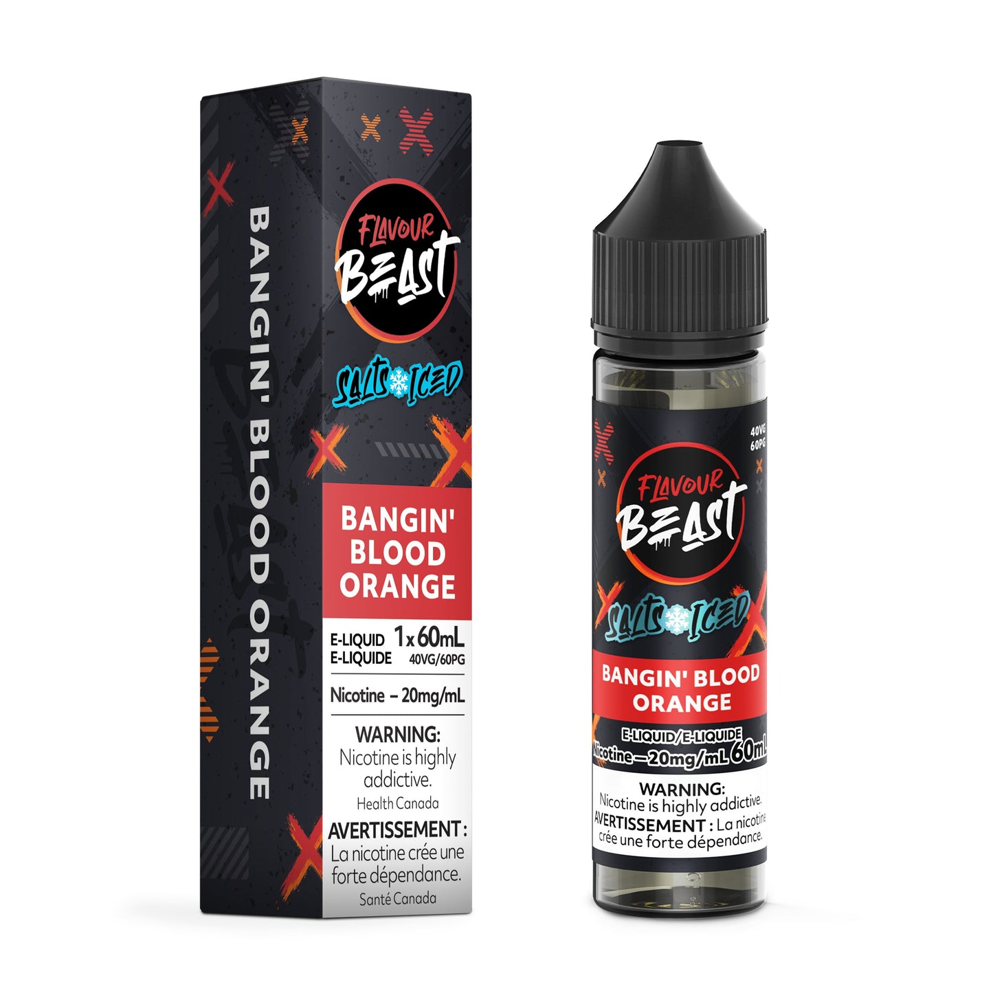 Flavour Beast E-Liquid Bangin' Blood Orange (ICED) 60mL product image at All Star Vape