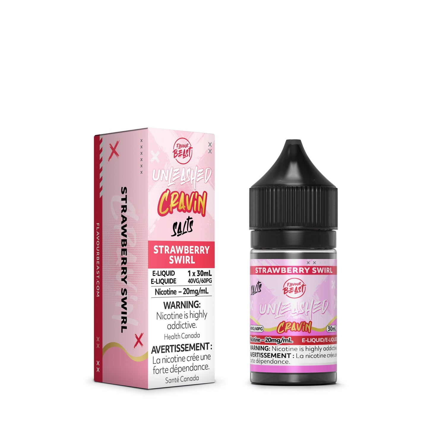 Flavour Beast E-Liquid Unleashed Cravin Strawberry Swirl product image at All Star Vape