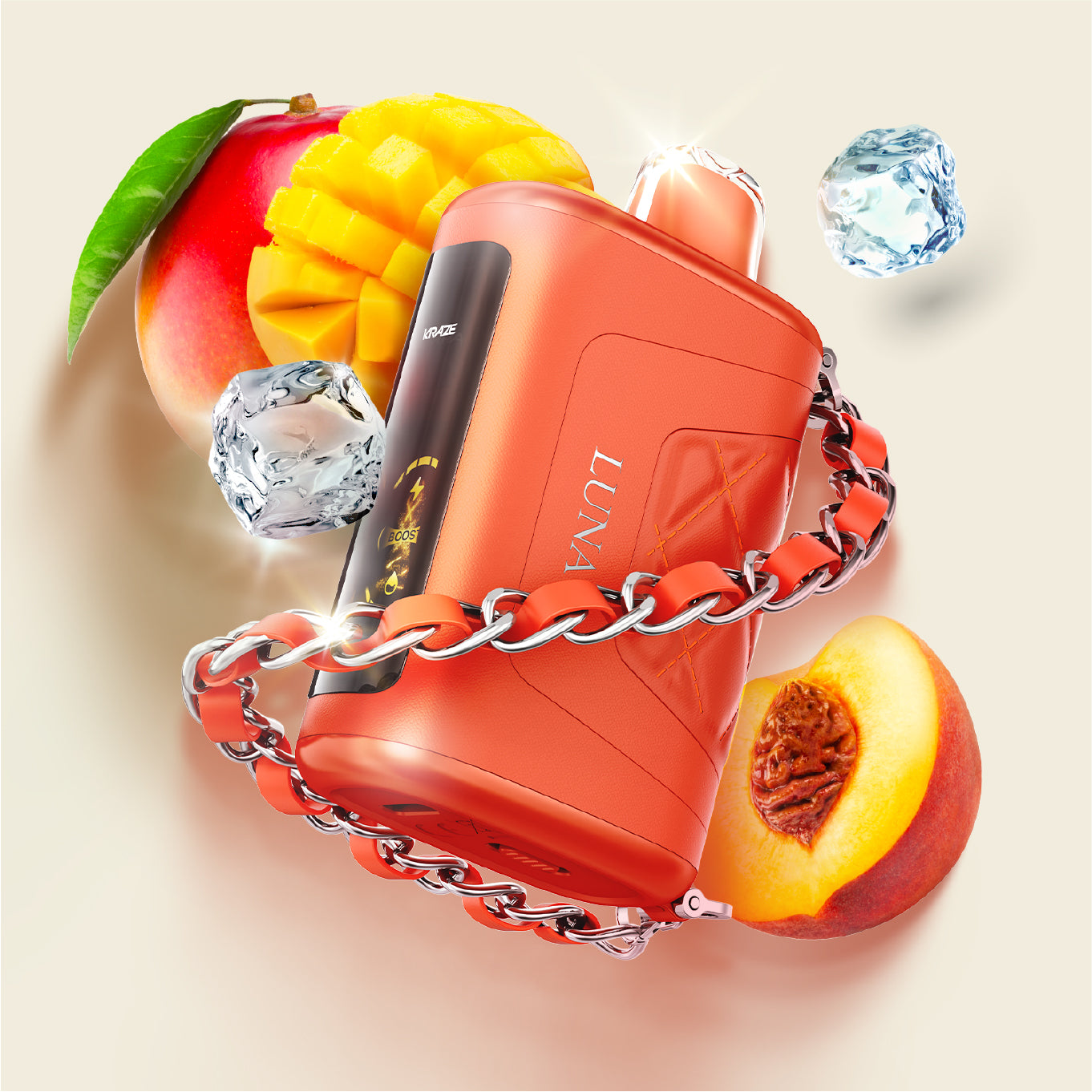 Kraze Luna Amber Peach Mango Ice