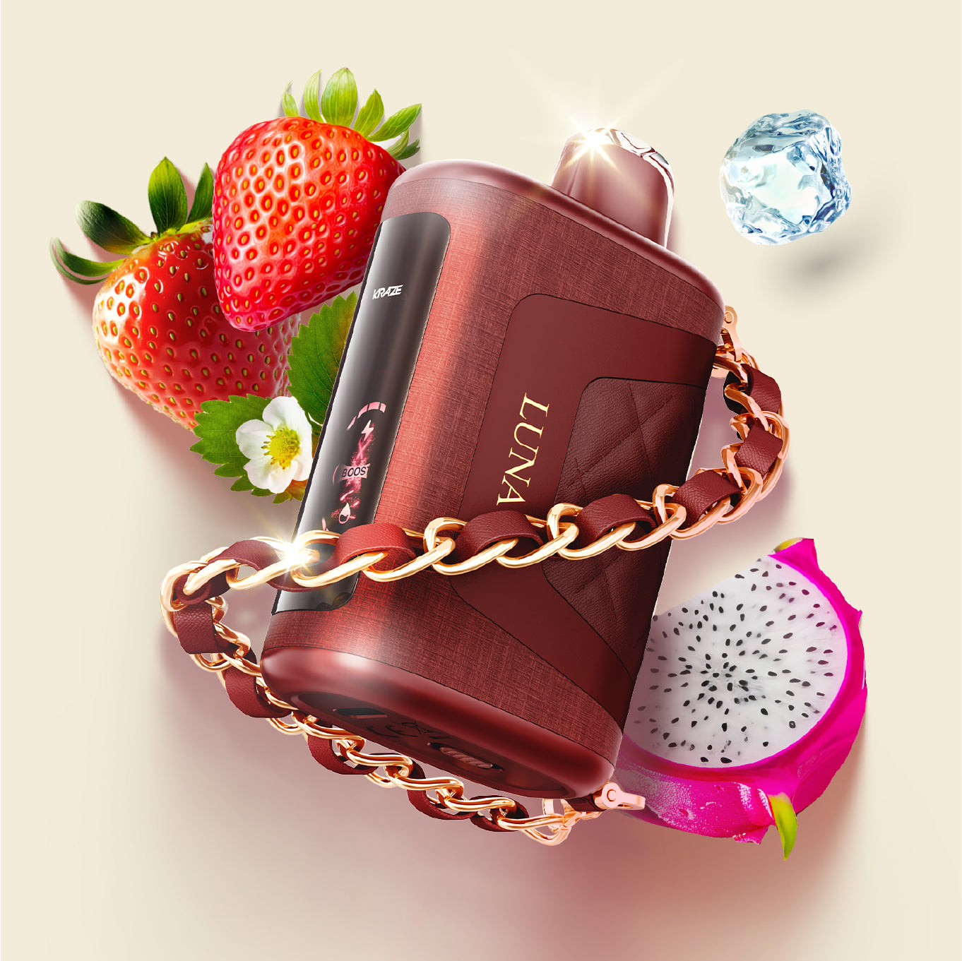 Kraze Luna Sassy Strawberry Dragonfruit Ice