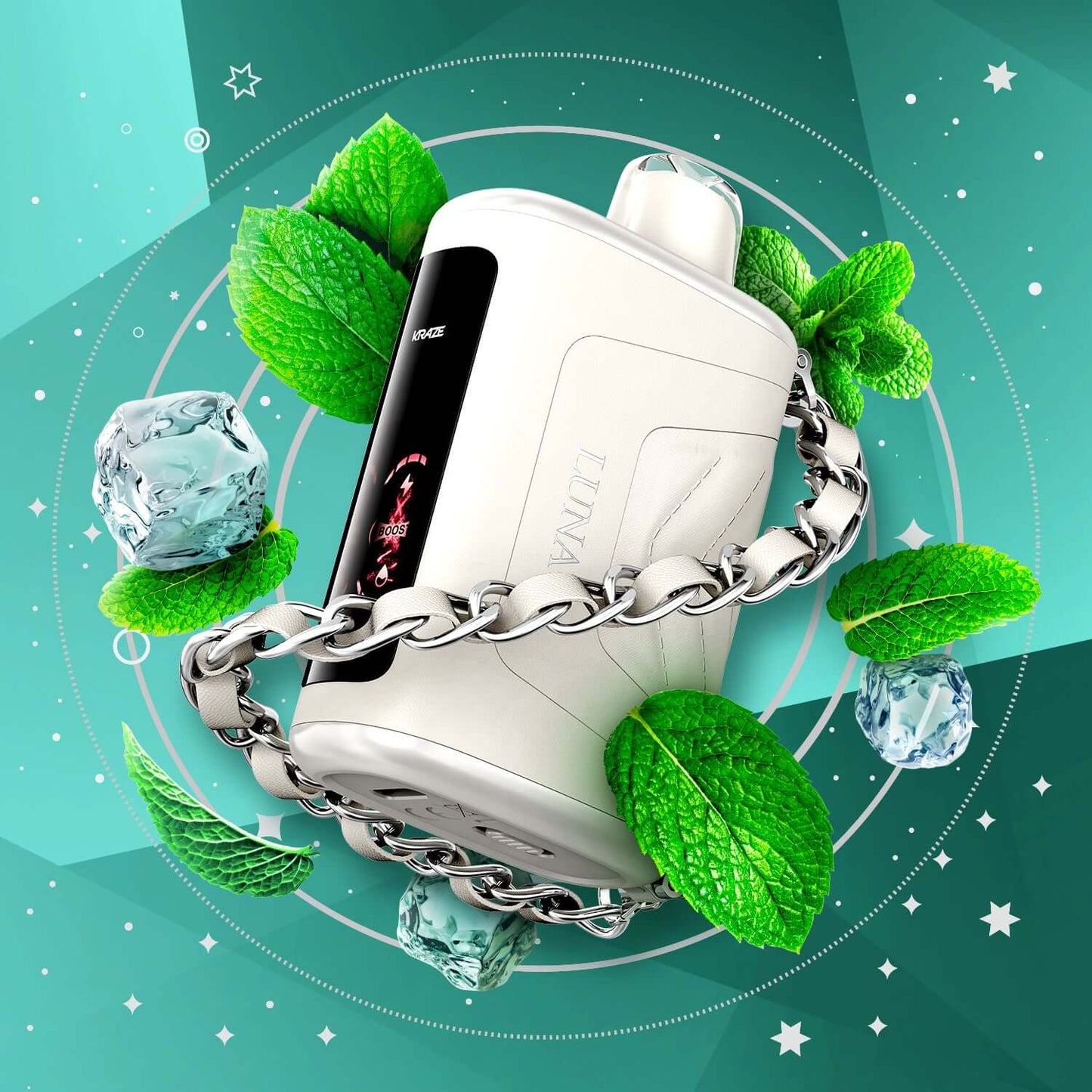 Kraze Luna Diamond Spearmint Ice Disposable Vape