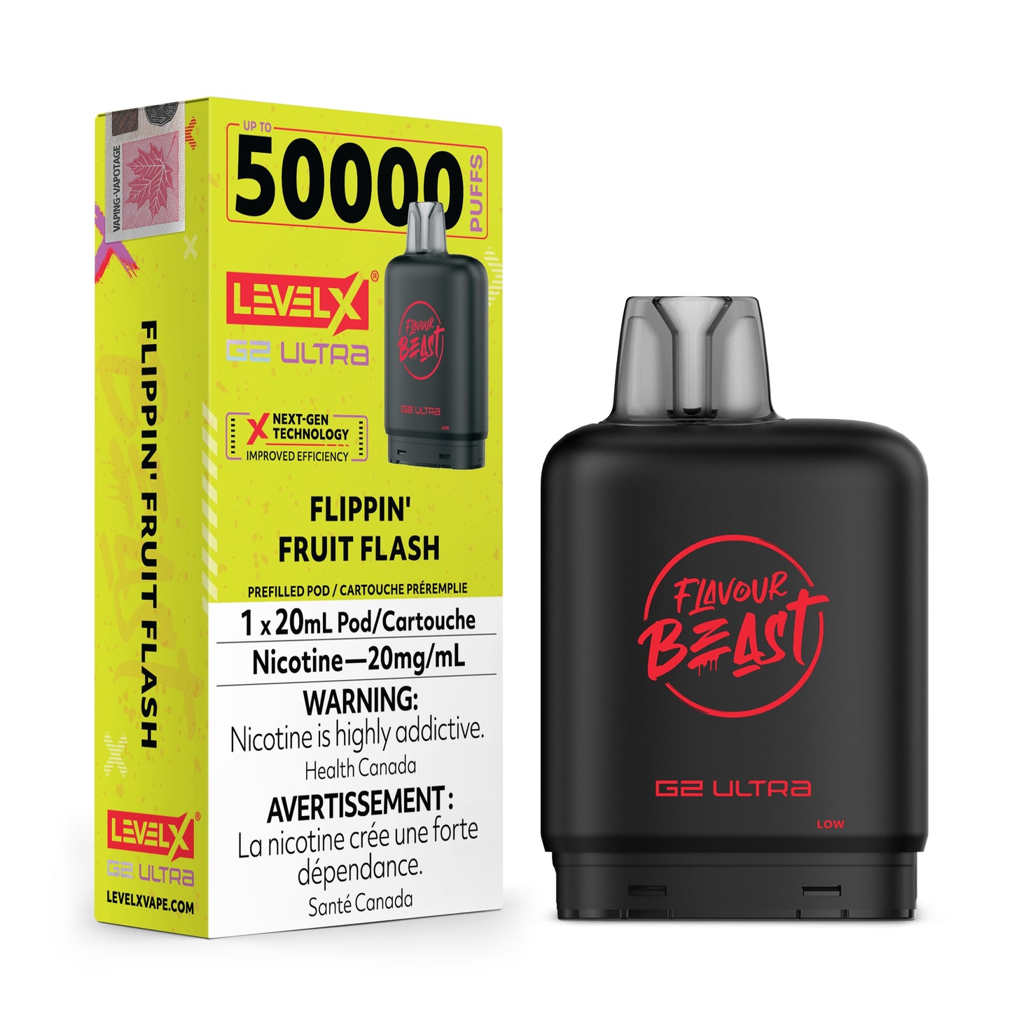 Level X Flavour Beast G2 Ultra Flippin' Fruit Flash Closed product image at All Star Vape