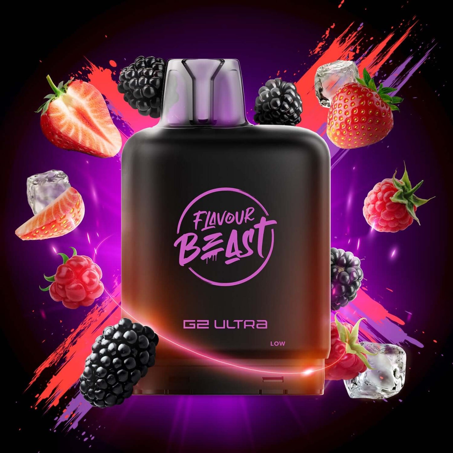 Level X Flavour Beast G2 Ultra Tangy Berries Closed Pod