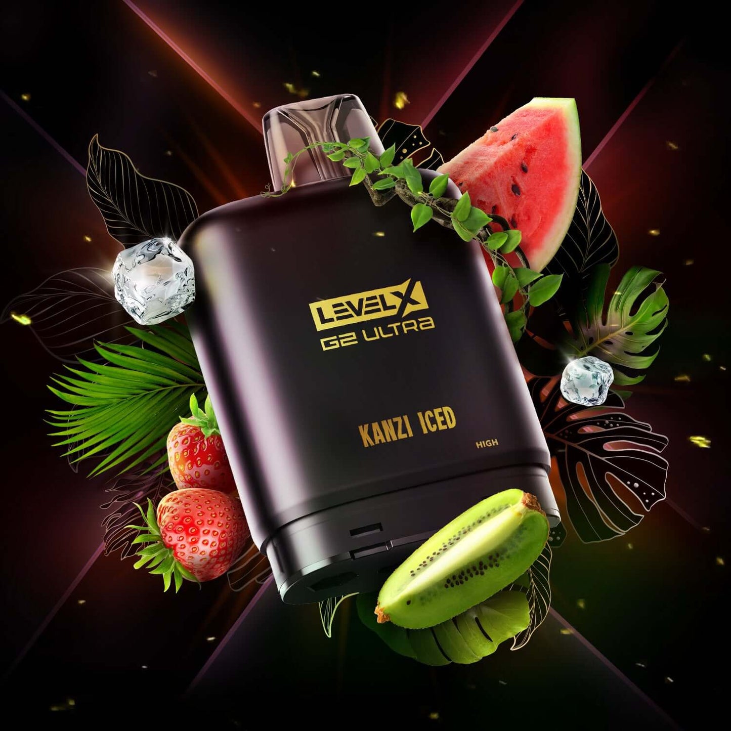 Level X Flavour Beast G2 Ultrax12M Kanzi Iced Closed Pod