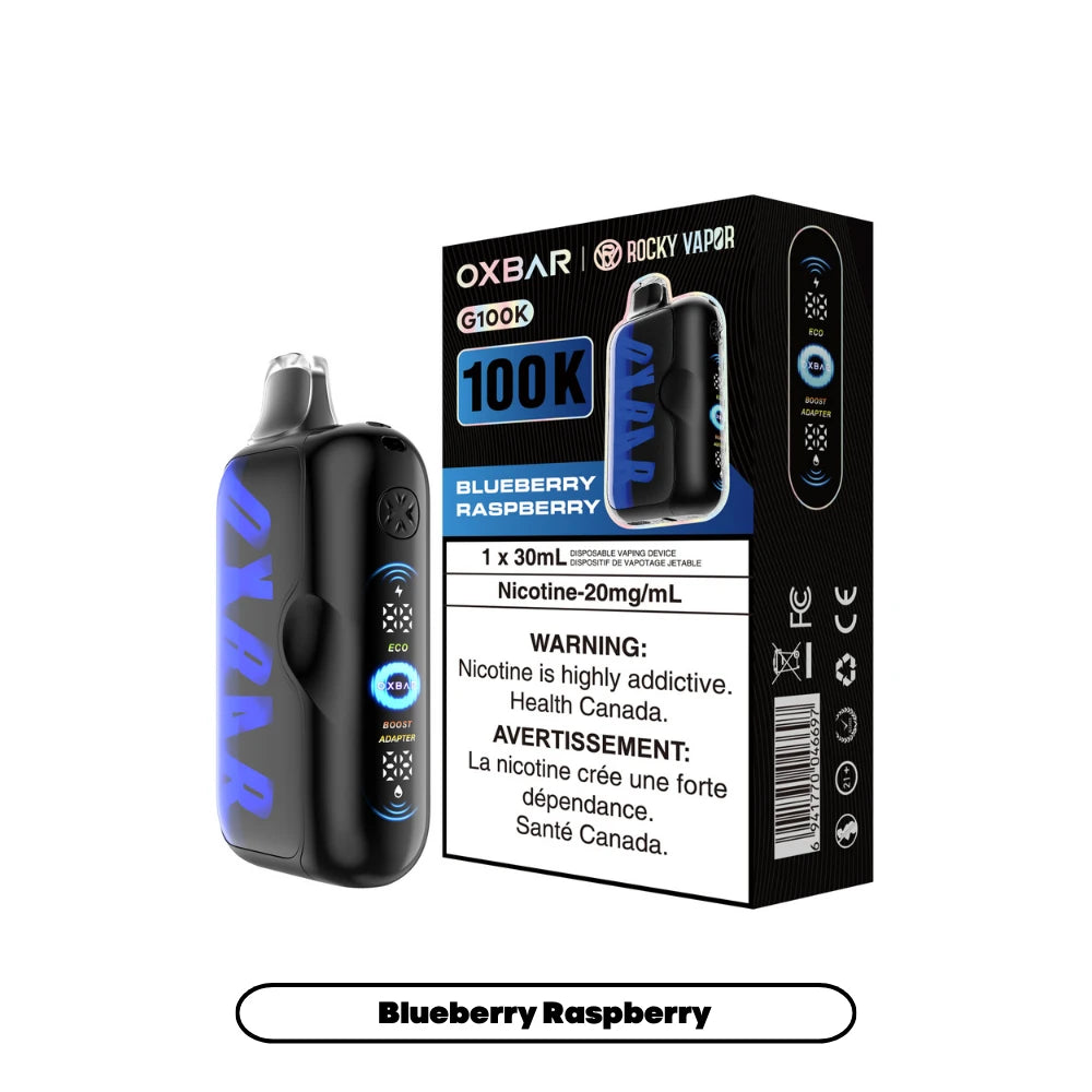 Oxbar G100K - Blue Raspberry Disposable Vape product image at All Star Vape
