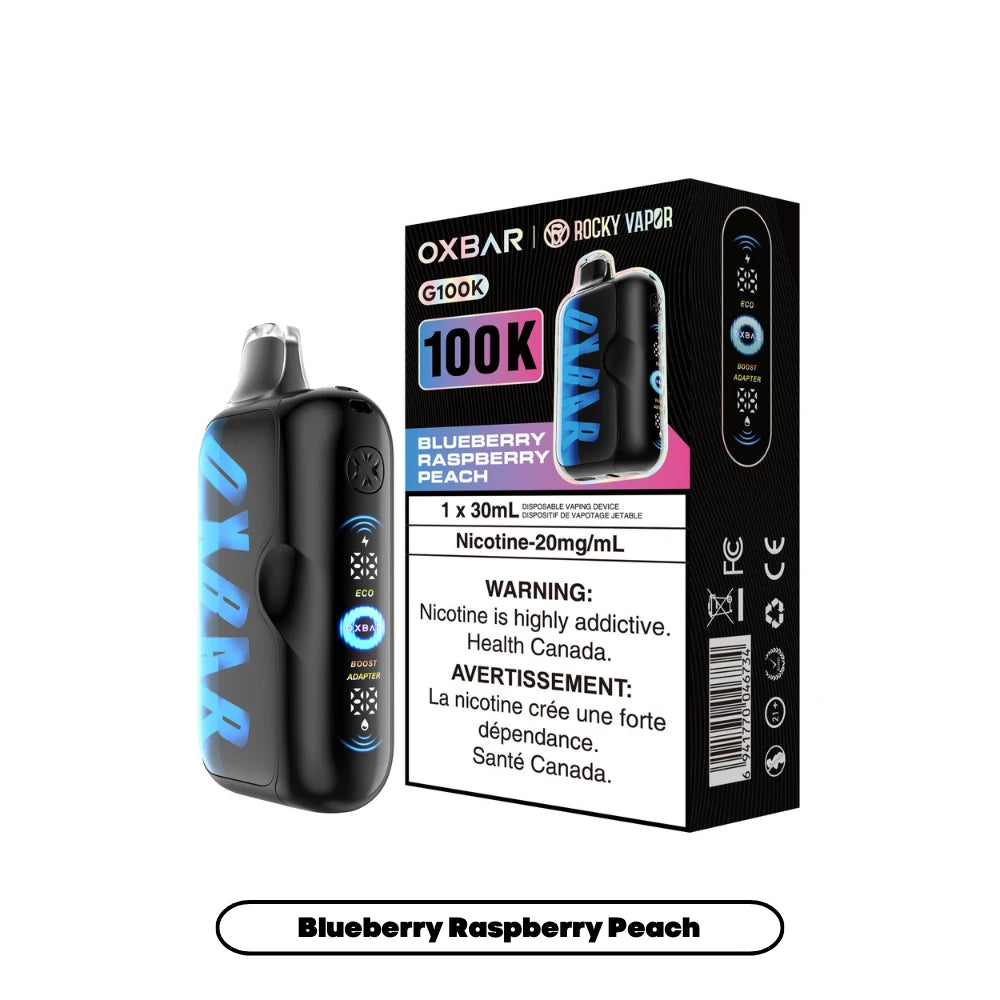 Oxbar G100K - Blue Raspberry Peach Disposable Vape product image at All Star Vape
