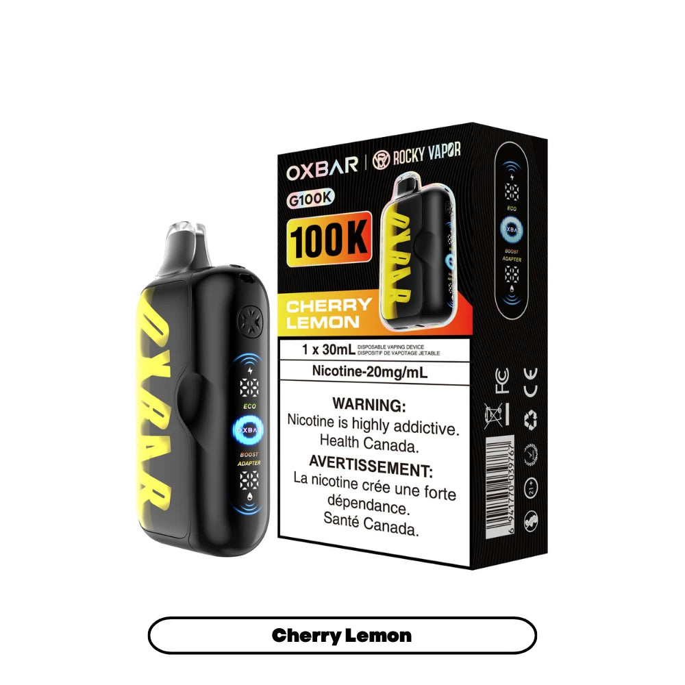 Oxbar G100K - Cherry Lemon Disposable Vape product image at All Star Vape