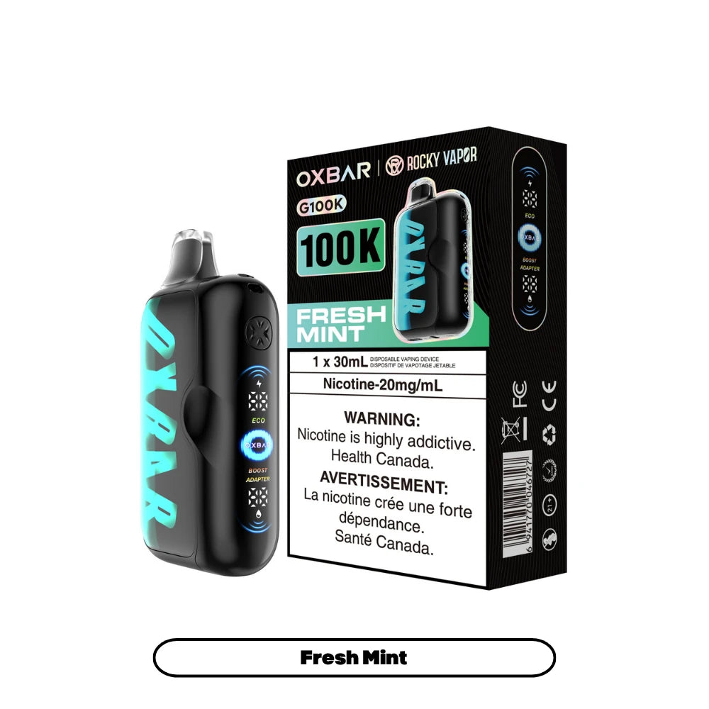 Oxbar G100K - Fresh Mint Disposable Vape product image at All Star Vape