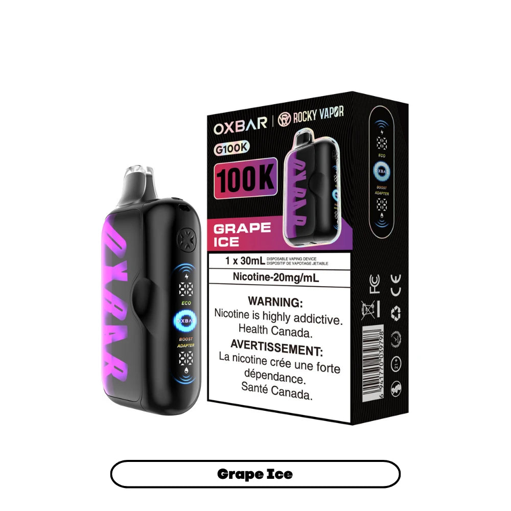 Oxbar G100K - Grape Ice Disposable Vape product image at All Star Vape