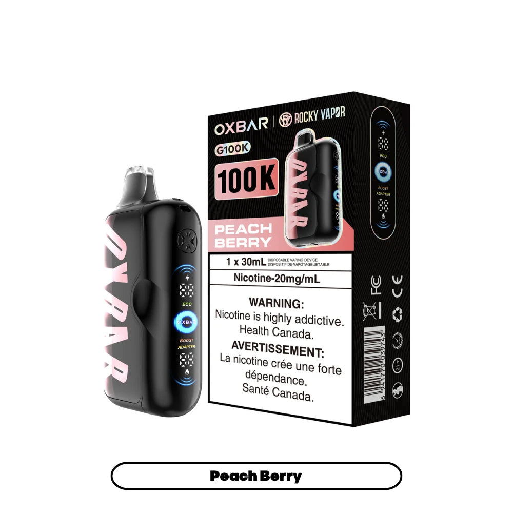 Oxbar G100K - Peach Berry Disposable Vape product image at All Star Vape