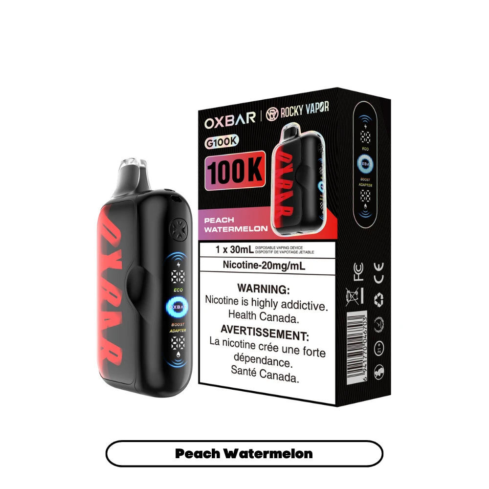 Oxbar G100K - Peach Watermelon Disposable Vape product image at All Star Vape