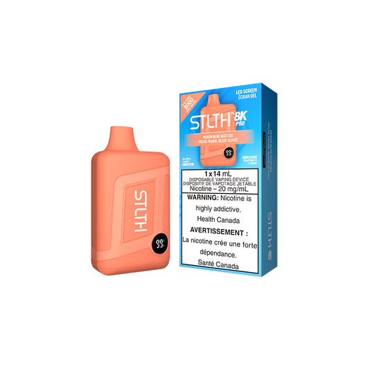 STLTH 8K PRO PEACH BLUE RAZZ ICE