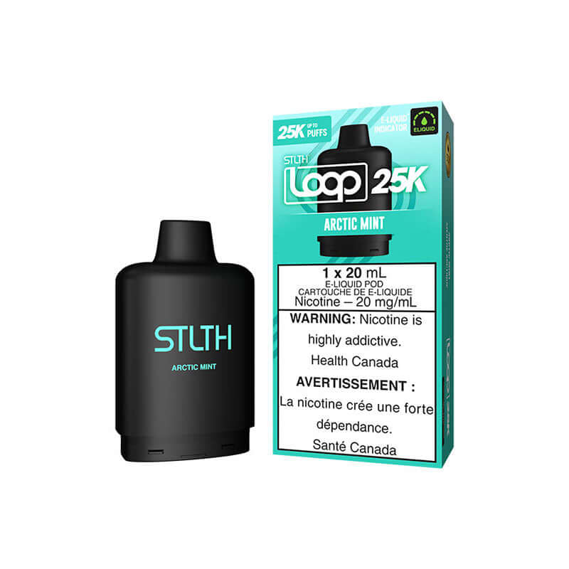 STLTH LOOP 25K POD - ARCTIC MINT Closed Pod product image at All Star Vape